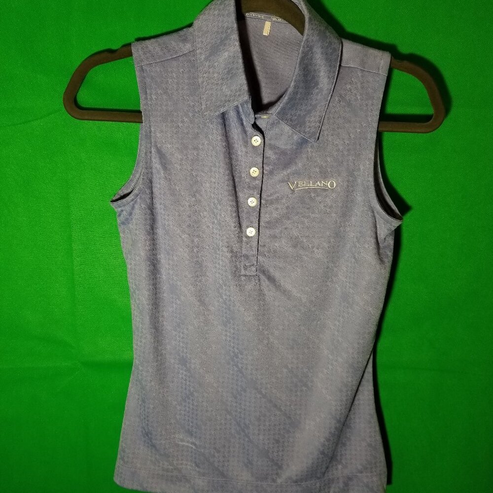 Nike Dri Fit Purple Sleeveless Golf Blouse Womans‎ XS Performance Vellano